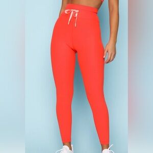 White Fox x Sarah’s Day Monza Leggings in Tangerine